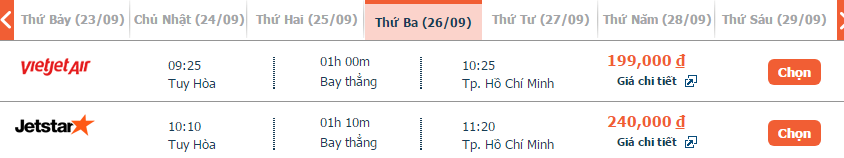 Vé máy bay từ Tuy Hòa đi Nha Trang khứ hồi 1