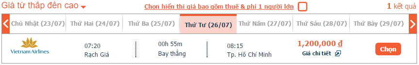 Vé máy bay từ Rạch giá đi Nha Trang 1