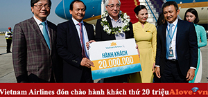 Năm 2016 Vietnam Airlines cán mốc 20 triệu khách