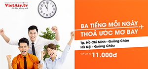 Thả sức đi chơi với vé 11.000 đồng từ Jetstar