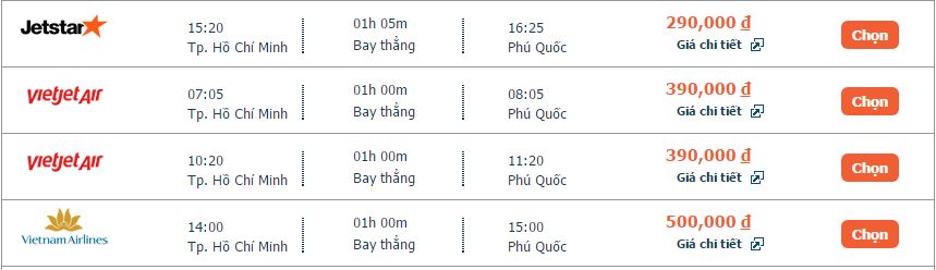 vé máy bay Cà Mau đi Phú Quốc tháng 10 giá rẻ 5