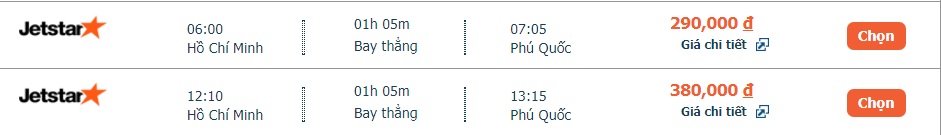 Vé máy bay Đà Nẵng đi Phú Quốc tháng 12 3
