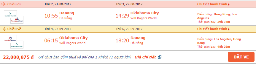 Vé máy bay đi Oklahoma City 2