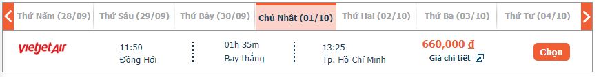 Vé máy bay Đồng Hới đi Sài Gòn Vietjet giá rẻ 2
