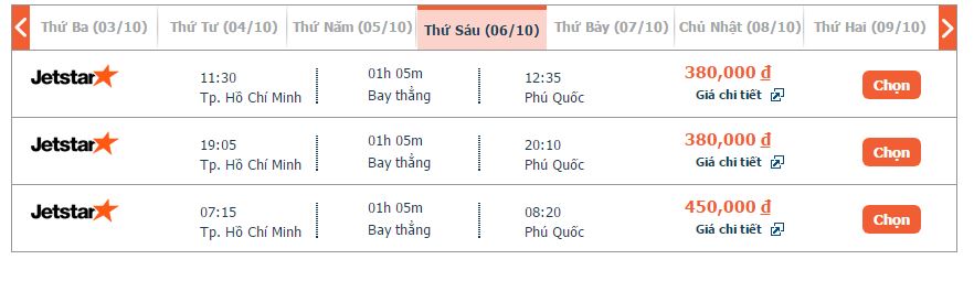 vé máy bay Huế đi Phú Quốc Jetstar khứ hồi 3