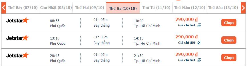 vé máy bay Huế đi Phú Quốc Jetstar khứ hồi 4