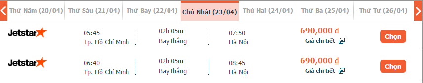 Vé máy bay JetStar đi Hà Nội 1