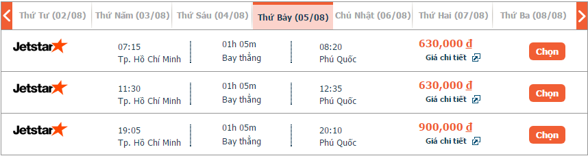 Vé máy bay JetStar đi Phú Quốc 2