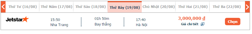 Vé máy bay Jetstar Nha Trang đi Hà Nội 1
