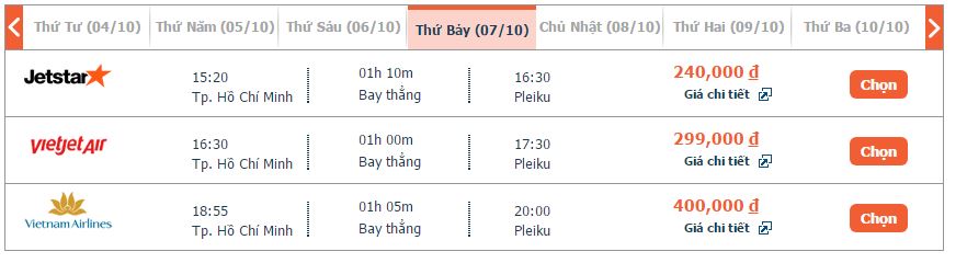 vé máy bay Pleiku đi Phú Quốc khứ hồi 5