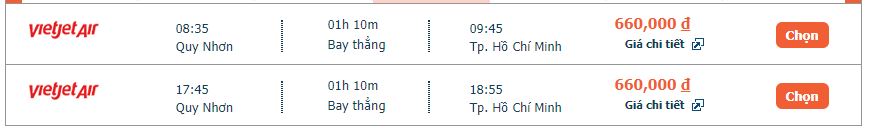 vé máy bay Quy Nhơn đi Sài Gòn Vietjet giá rẻ 3