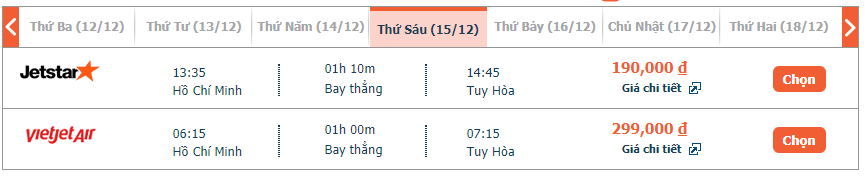 vé máy bay Sài Gòn đi Tuy Hòa