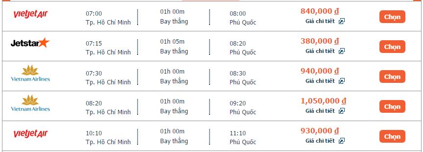 vé máy bay Thanh Hóa đi Phú Quốc tháng 10 5