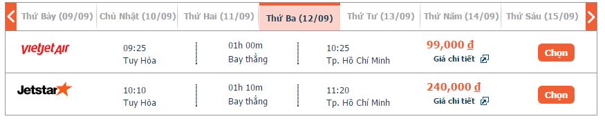vé máy bay Tuy Hòa đến Phú Quốc