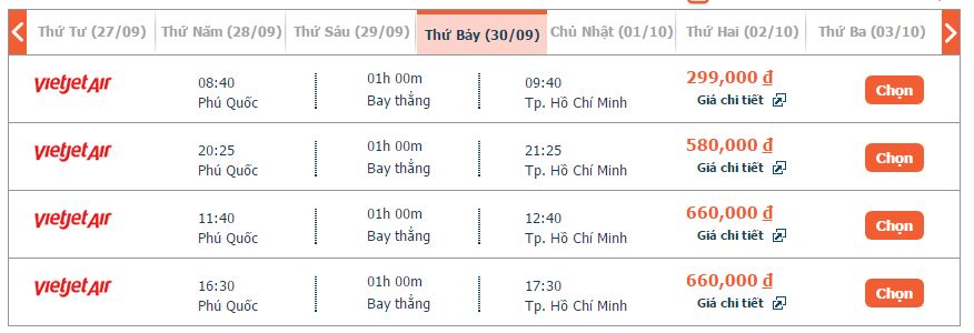 Vé máy bay Tuy Hòa đi Phú Quốc Vietjet khứ hồi 4