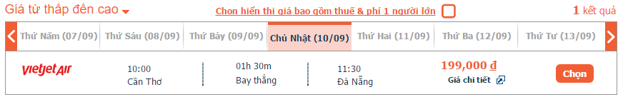 Vé máy bay Vietjet Air từ Cần Thơ đi Đà Nẵng khứ hồi giá rẻ 6