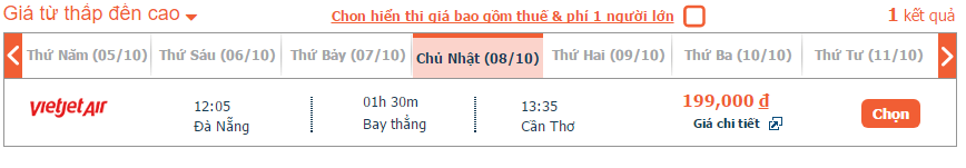 Vé máy bay Vietjet Air từ Cần Thơ đi Đà Nẵng khứ hồi giá rẻ 7