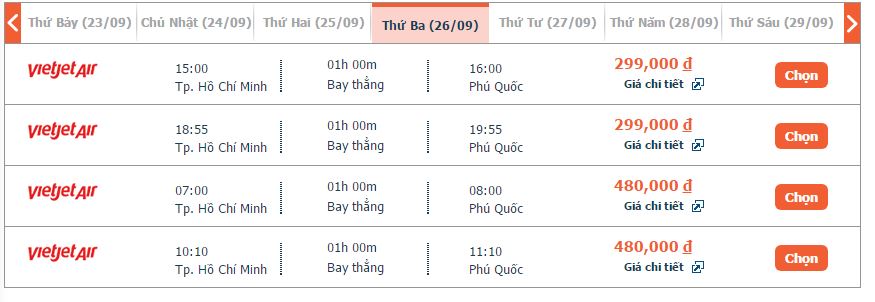 Vé máy bay Vietjet Quy Nhơn đi Phú Quốc khứ hồi giá rẻ 3