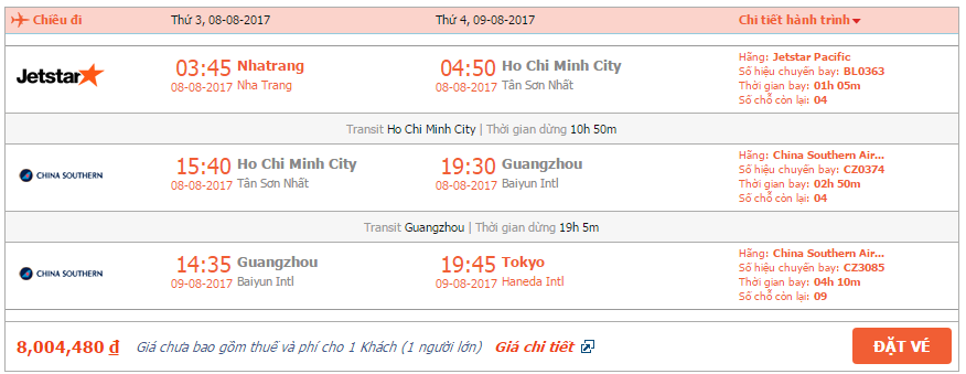 Vi vu cùng tấm vé máy Nha Trang đi Tokyo 1